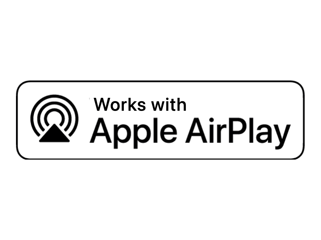 Works with Apple AirPlay